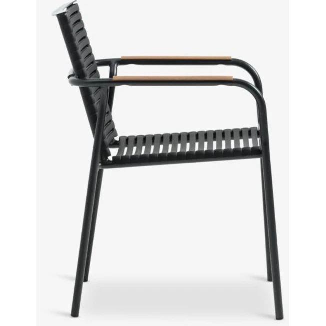 Кресло садовое Jysk Nabe, алюминий/пластик, черное, 55x81x63 см Кресло садовое Jysk Nabe, алюминий/пластик, черное, 55x81x63 см