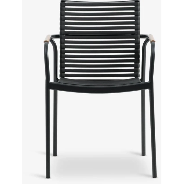 Кресло садовое Jysk Nabe, алюминий/пластик, черное, 55x81x63 см Кресло садовое Jysk Nabe, алюминий/пластик, черное, 55x81x63 см