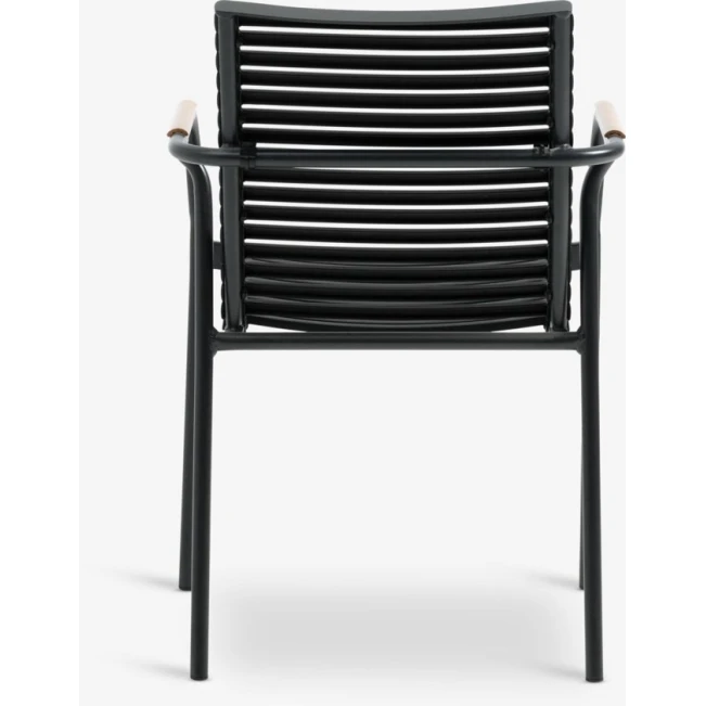 Кресло садовое Jysk Nabe, алюминий/пластик, черное, 55x81x63 см Кресло садовое Jysk Nabe, алюминий/пластик, черное, 55x81x63 см