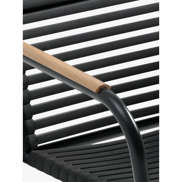 Кресло садовое Jysk Nabe, алюминий/пластик, черное, 55x81x63 см Кресло садовое Jysk Nabe, алюминий/пластик, черное, 55x81x63 см