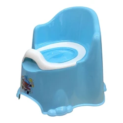 Горшок детский UM001001157, пластик, голубой, 12+ месяцев
