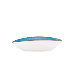 Салатница овальная Wilmax WL-669641/A, 30x19.5x7 см, фарфор, голубая