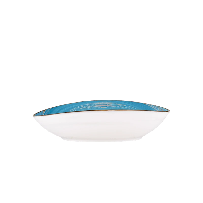 Салатница овальная Wilmax WL-669641/A, 30x19.5x7 см, фарфор, голубая