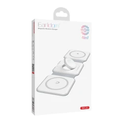 Беспроводное зарядное устройство Earldom ET-WC20 3в1 Qi, Белый Беспроводное зарядное устройство Earldom ET-WC20 3в1 Qi, Белый