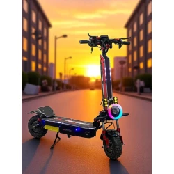 Электроскутер Yamali MK11 M6784, черный