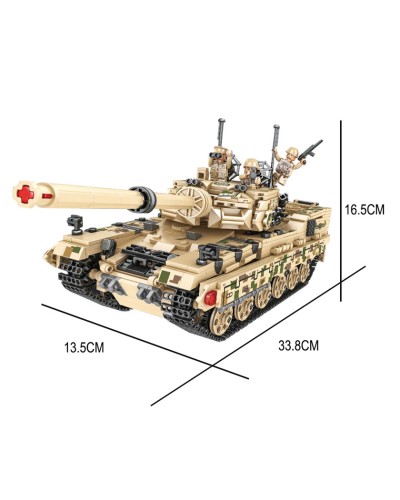 Конструктор Panzer AT1001, 1090 деталей