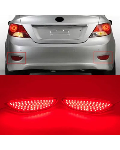 Arxa bamper reflektoru Hyundai Accent 2012-2016 avtomobili üçün - avto172