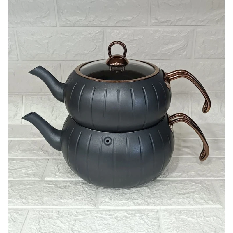 Набор чайников Oms SHA-00002512, черный/розовый, 3 л Набор чайников Oms SHA-00002512, черный/розовый, 3 л