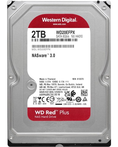 Sərt disk Western Digital 2 TB Red Plus SATA 3.5