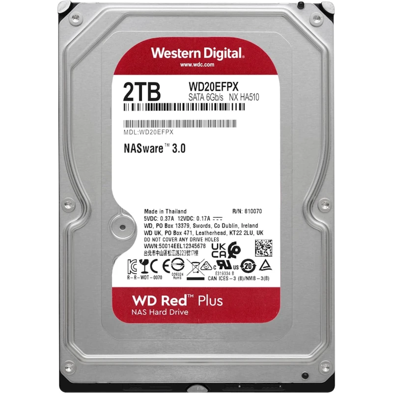 Жесткий диск Western Digital 2 TB Red Plus SATA 3.5 Жесткий диск Western Digital 2 TB Red Plus SATA 3.5