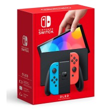 Portativ oyun konsolu Nintendo Switch OLED Neon Red-Blue