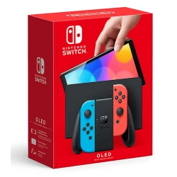 Портативная игровая приставка Nintendo Switch OLED Neon Red-Blue