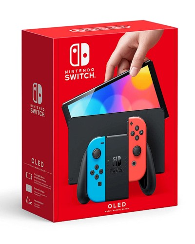 Portativ oyun konsolu Nintendo Switch OLED Neon Red-Blue