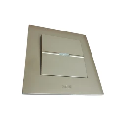 Выключатель Modi 008, 9x8.5x3 см, золотистый