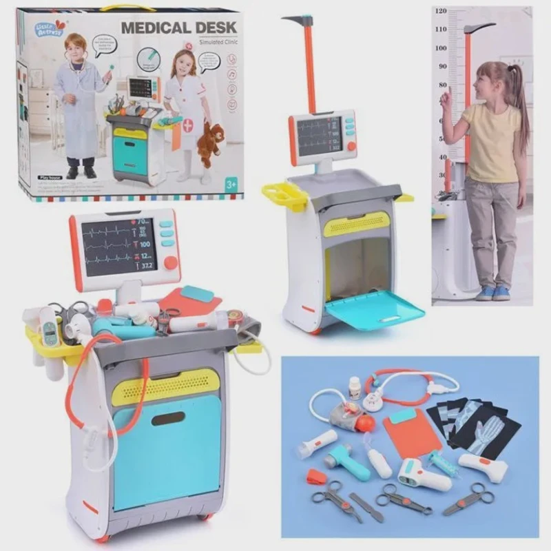Набор для игр в профессии Little Actress Medical Desk M6698, 3+ лет Набор для игр в профессии Little Actress Medical Desk M6698, 3+ лет