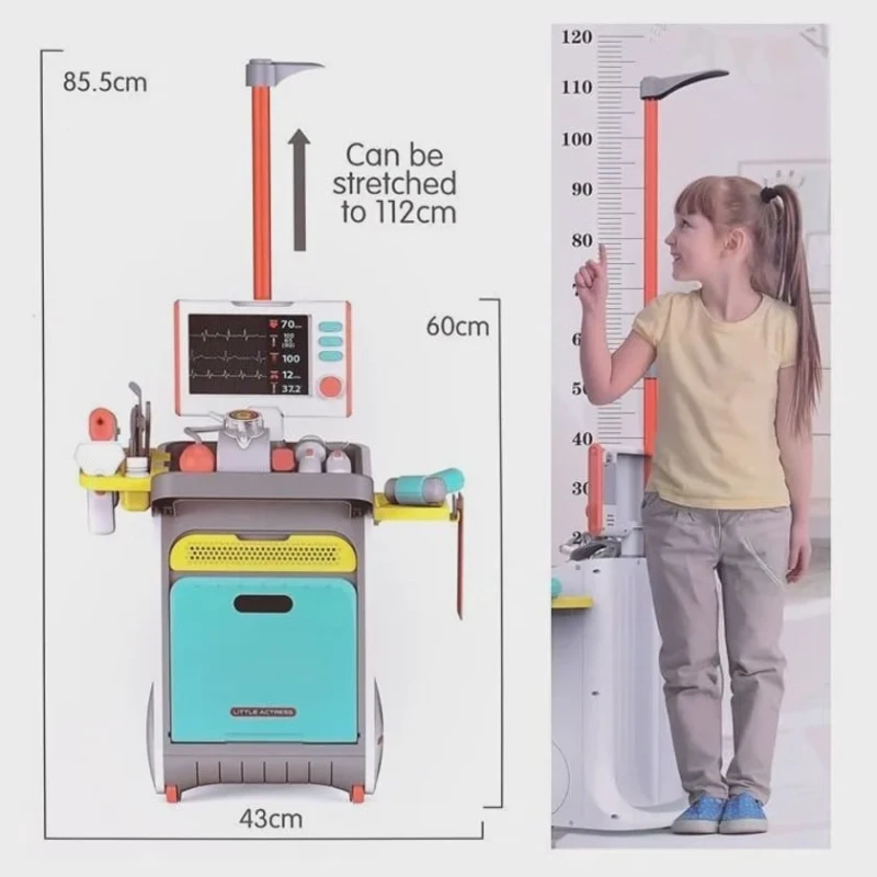 Набор для игр в профессии Little Actress Medical Desk M6698, 3+ лет Набор для игр в профессии Little Actress Medical Desk M6698, 3+ лет