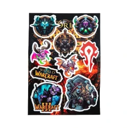 Набор наклеек World of Warcraft 9 шт Набор наклеек World of Warcraft 9 шт