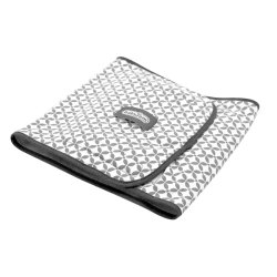 Антиколиковая пеленка Babyjem, унисекс, 68x28 см, хлопок, белый/серый Антиколиковая пеленка Babyjem, унисекс, 68x28 см, хлопок, белый/серый