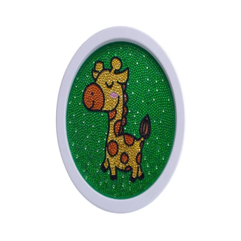 Алмазная мозаика Жираф, 18х18 см, детская, на рамке Алмазная мозаика Жираф, 18х18 см, детская, на рамке