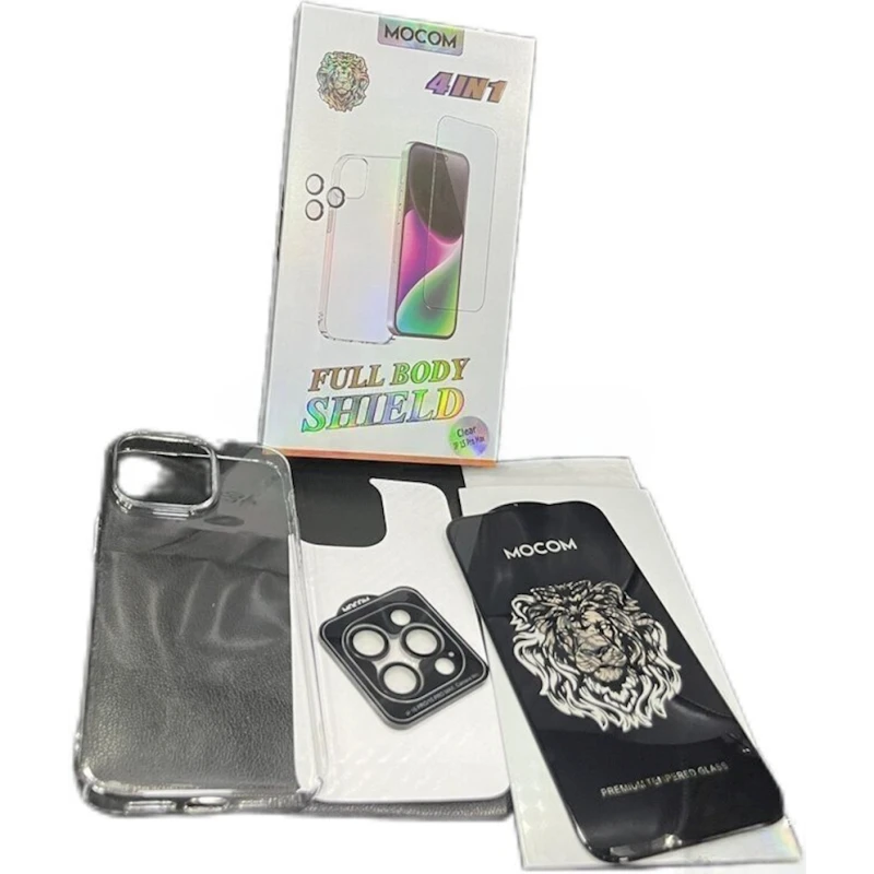 Kamera üçün qoruyucu şüşə dəsti 4-1-də Apple iPhone 15 Pro Max üçün Clear