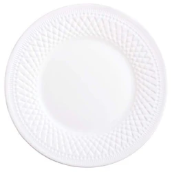 Тарелка десертная Luminarc Alizee Perle круг, 22 см, стеклокерамика, белый