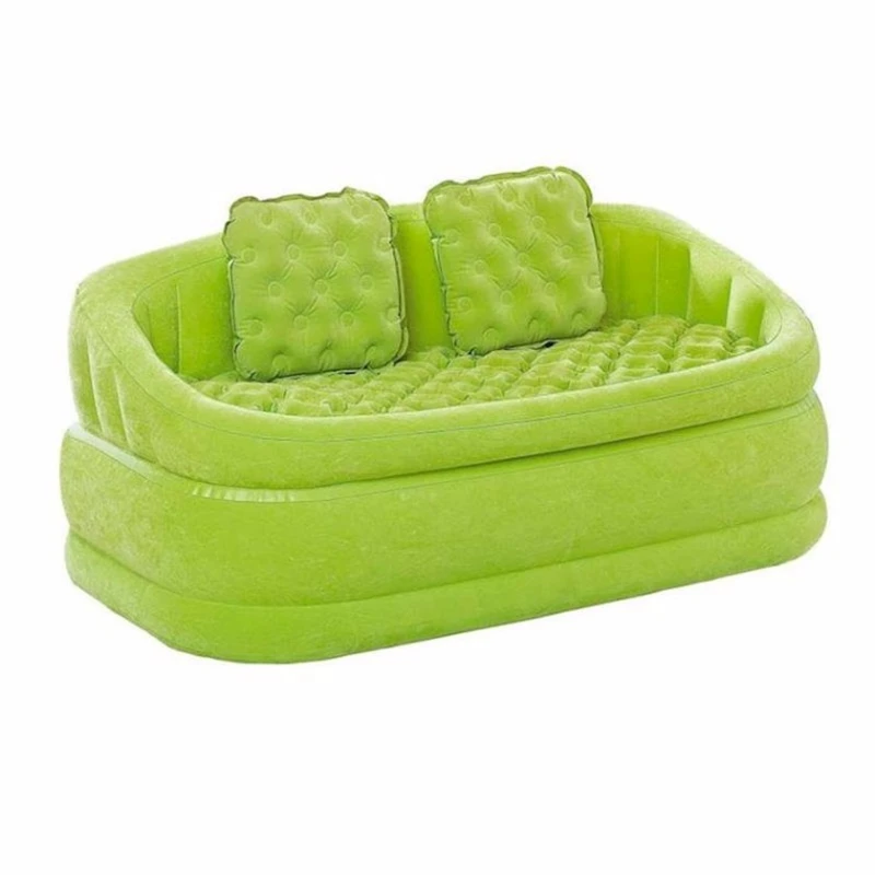 Надувной диван Intex 68573, 157x86x69 см, зеленый Надувной диван Intex 68573, 157x86x69 см, зеленый