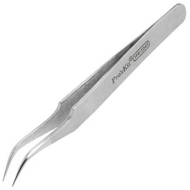 Пинцет изогнутый Pro'sKit 1PK-104T 120 мм