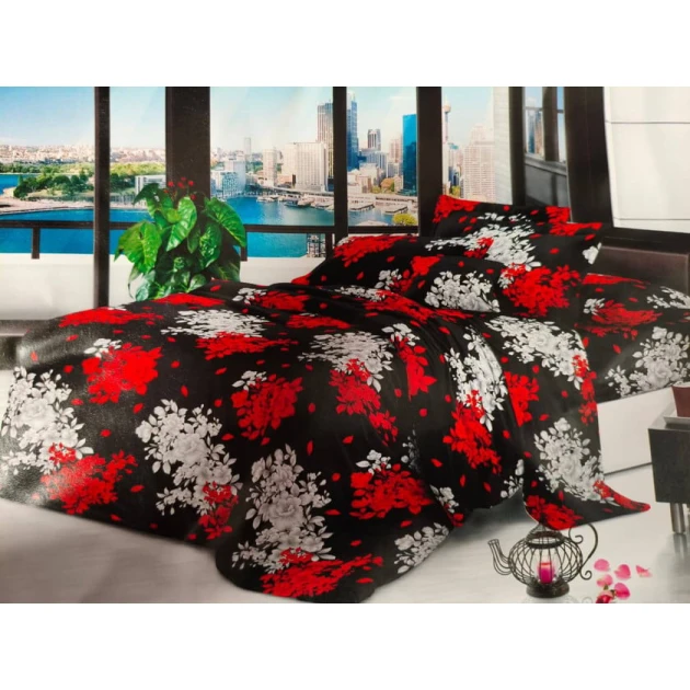 Комплект постельного белья Luxe Cotton, двуспальный, покрывало 240x260, пододеяльник 200x220, 2 наволочки 50x70 Комплект постельного белья Luxe Cotton, двуспальный, покрывало 240x260, пододеяльник 200x220, 2 наволочки 50x70