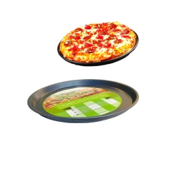 Pizza üçün forma HMSD_K874-2, 26x2.5 sm, qara