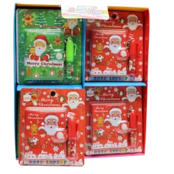 Новогодний блокнот с ручкой E005, товар в ассортименте