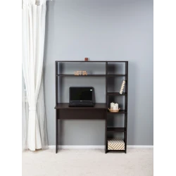 Компьютерный стол Letta ЛДСП, коричневый, 144х30х109 см