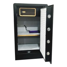 Ofis seyfi STRONG XD-075, açar ilə, qara, 800x460x400 mm