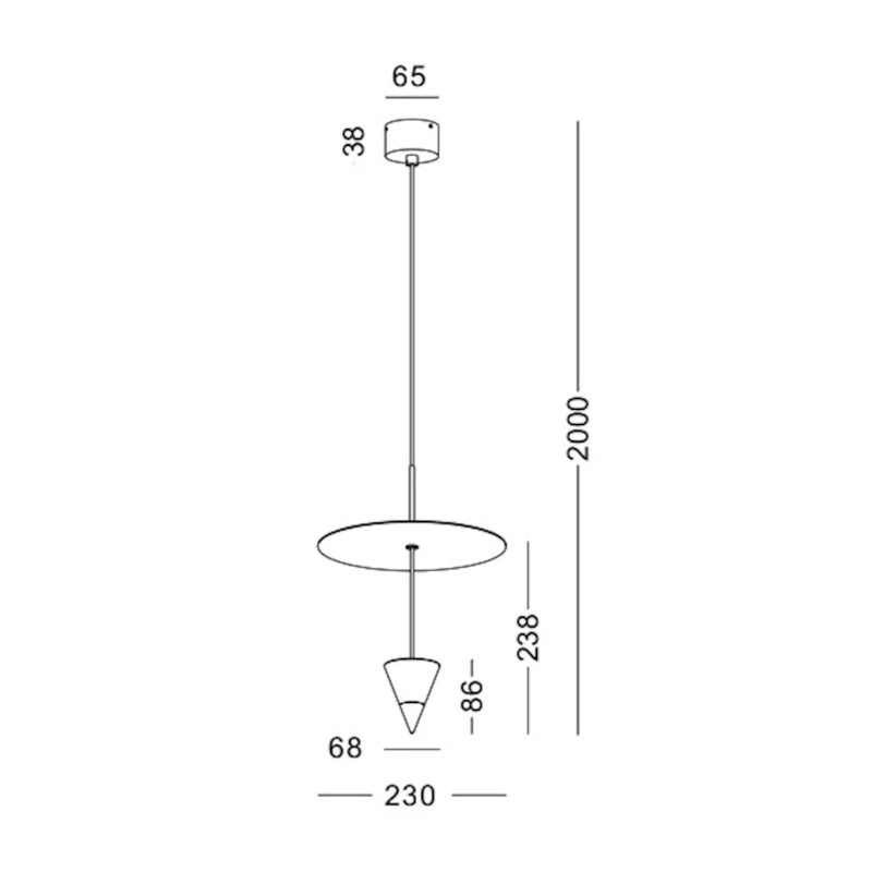 Asma çıraq Lustore LSP400-BK Asma çıraq Lustore LSP400-BK