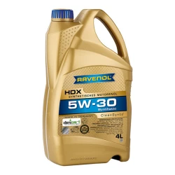 Моторное масло Ravenol HDX 5W-30, 4л