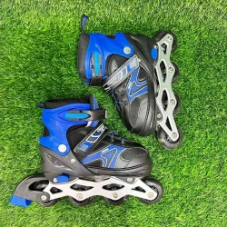 Роликовые коньки ST00206, L, размер 39-42, розовые/черные