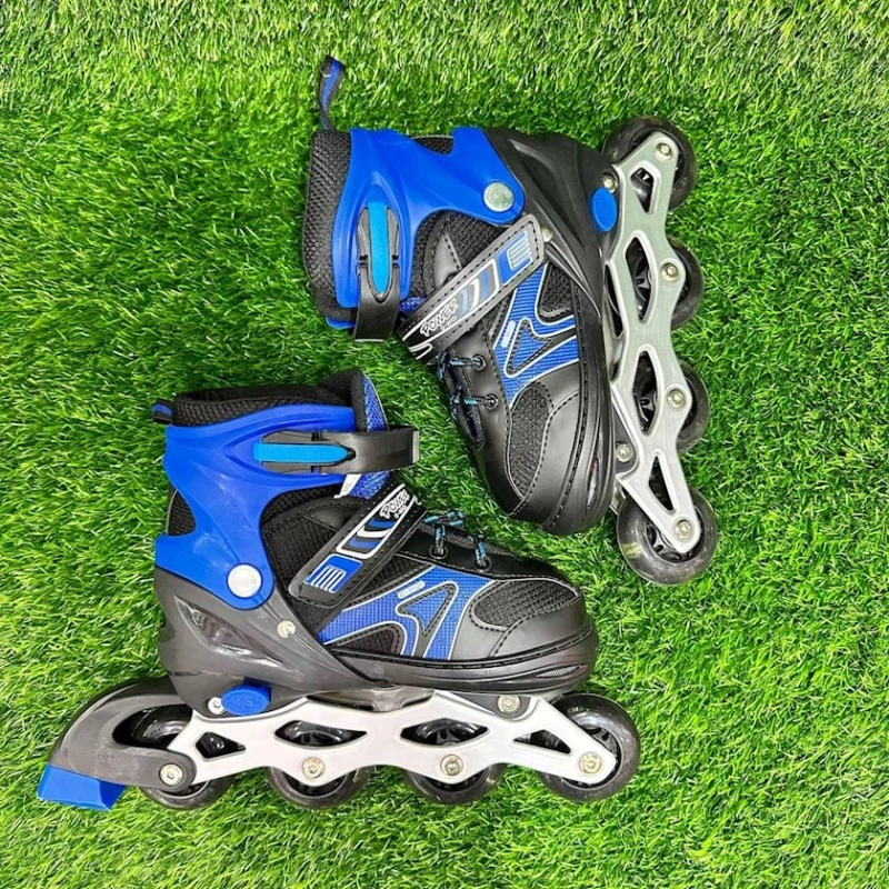 Роликовые коньки ST00206, L, размер 39-42, розовые/черные