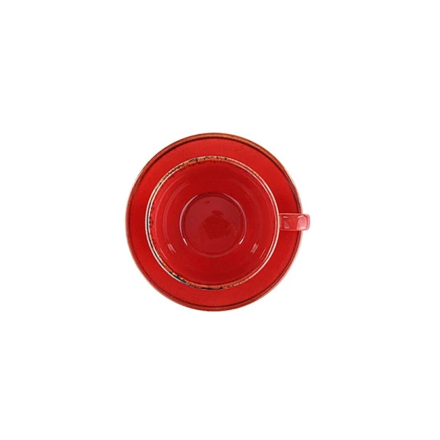 Чайная пара Porland Seasons 04ALM001456, 320 мл, красная Чайная пара Porland Seasons 04ALM001456, 320 мл, красная