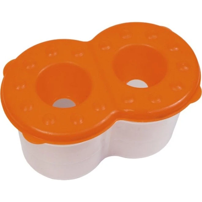 Стакан непроливайка Невская Палитра Цветик двойной, оранжевый Стакан непроливайка Невская Палитра Цветик двойной, оранжевый