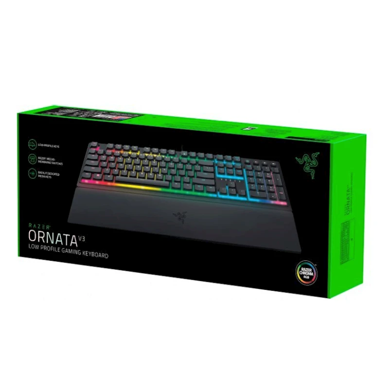 Клавиатура Razer Ornata V3 RGB 104key Mecha-Membrane Switch USB RU Black Клавиатура Razer Ornata V3 RGB 104key Mecha-Membrane Switch USB RU Black