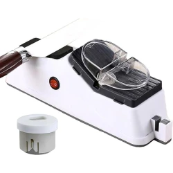 Elektrikli bıçaq itiləyici, 24x6x7 sm, ABS-plastik, ağ Elektrikli bıçaq itiləyici, 24x6x7 sm, ABS-plastik, ağ