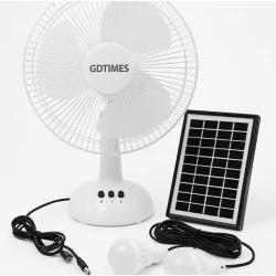 Cолнечная панель энергосберегающий вентилятор и светодиодная лампа. GDTIMES