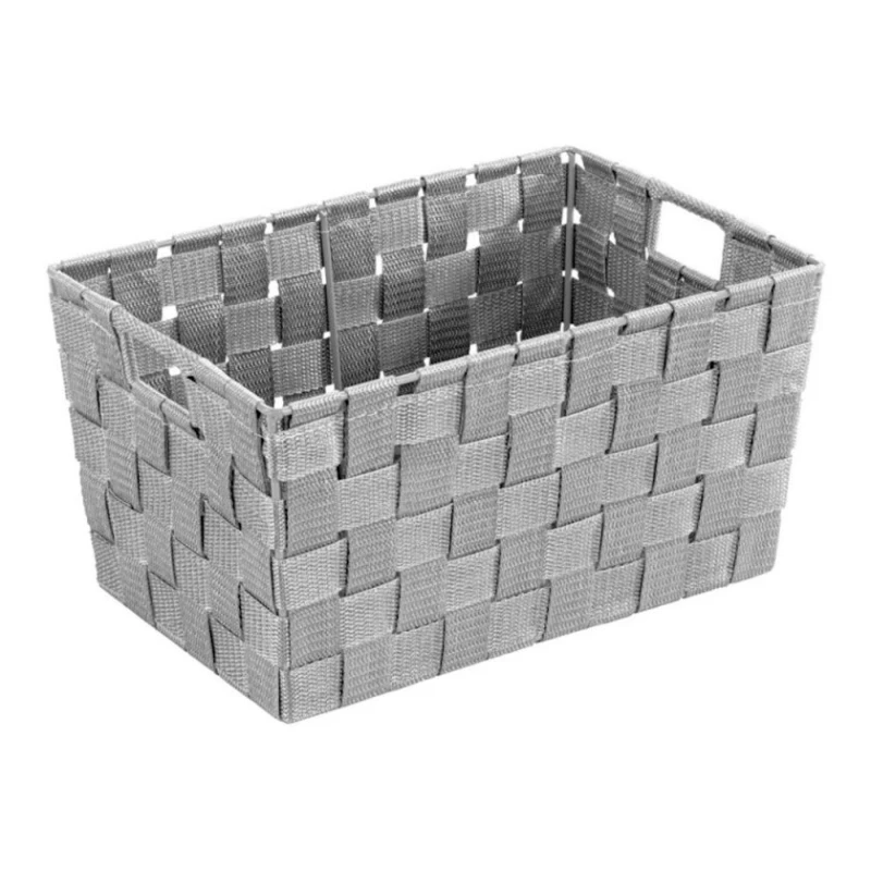 Корзина Webko Adria, серая, полипропилен, 20x15x30 см Корзина Webko Adria, серая, полипропилен, 20x15x30 см