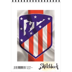 Блокнот Sketchbook Atlético Madrid, A5, 30 листов