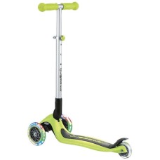 Yığılan skuter Globber Primo Foldable Lights, yaşıl/qara