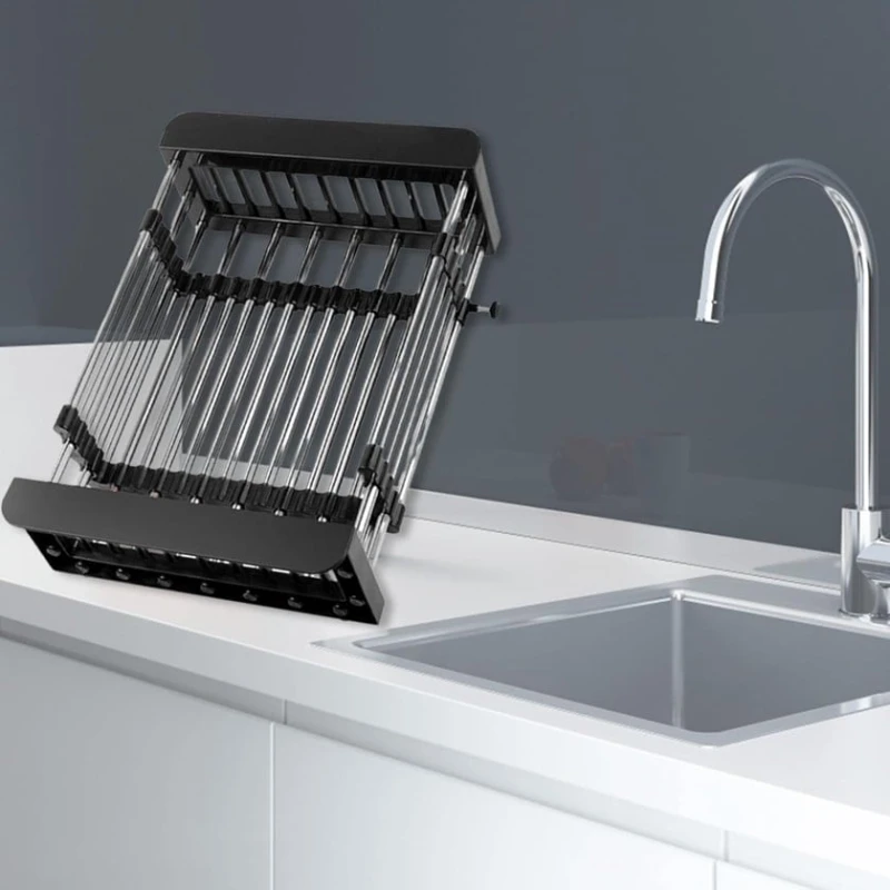 Tərəvəzlərin yuyulması üçün süzgəc homestore_vm012, gümüşü/qara