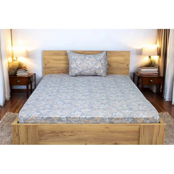 Комплект постельного белья Luxe Cotton Lu-xe-000354, простыня 100x200 см, наволочка 50x70 см, односпальный, хлопок, разноцветный Комплект постельного белья Luxe Cotton Lu-xe-000354, простыня 100x200 см, наволочка 50x70 см, односпальный, хлопок, разноцветный