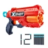 Бластер Zuru X-Shot Red Excel Reflex 6 36433-2022, 12 патронов Бластер Zuru X-Shot Red Excel Reflex 6 36433-2022, 12 патронов