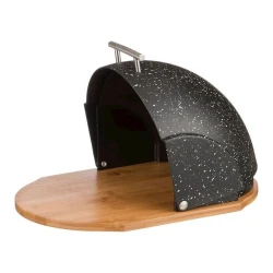 Хлебница HausRoland, 20x26x36 см, бамбук/пластик, черный/коричневый Хлебница HausRoland, 20x26x36 см, бамбук/пластик, черный/коричневый