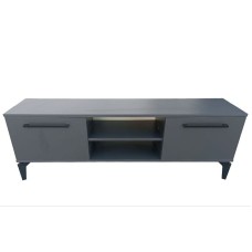 TV üçün tumba Muqabello, 150x35x50 sm, boz