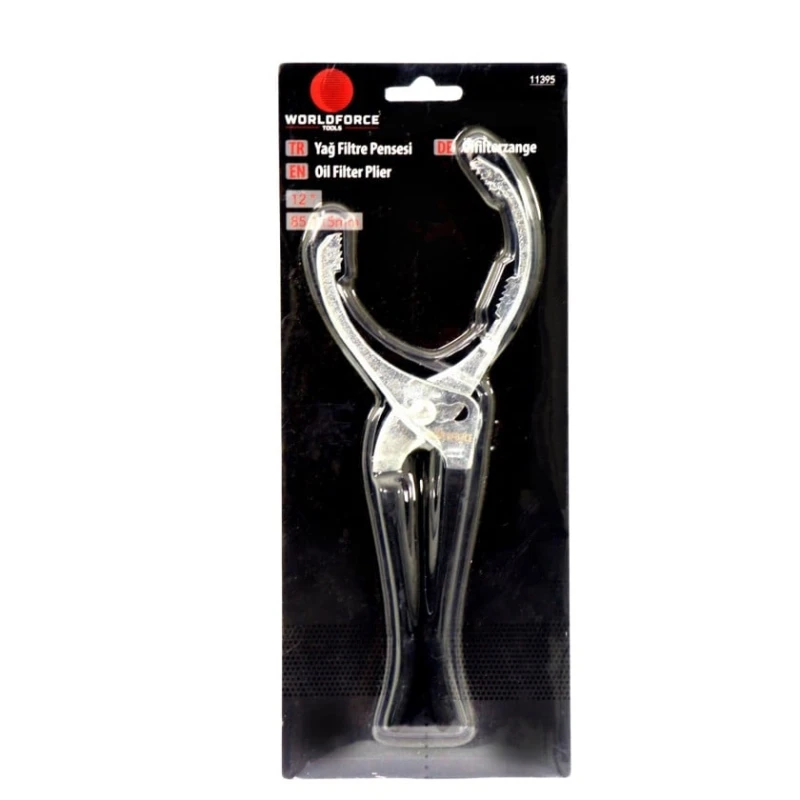 Клещи для масляного фильтра Worldforce 11395, 12’’ 300 мм (85-115 мм)